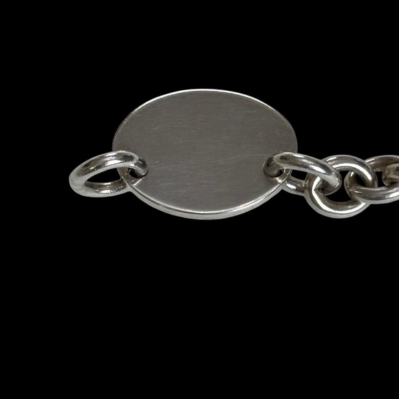 Tiffany & Co. | Return to Tiffany Oval Tag Necklace | Sterling Silver | 15” - Picture 7 of 11
